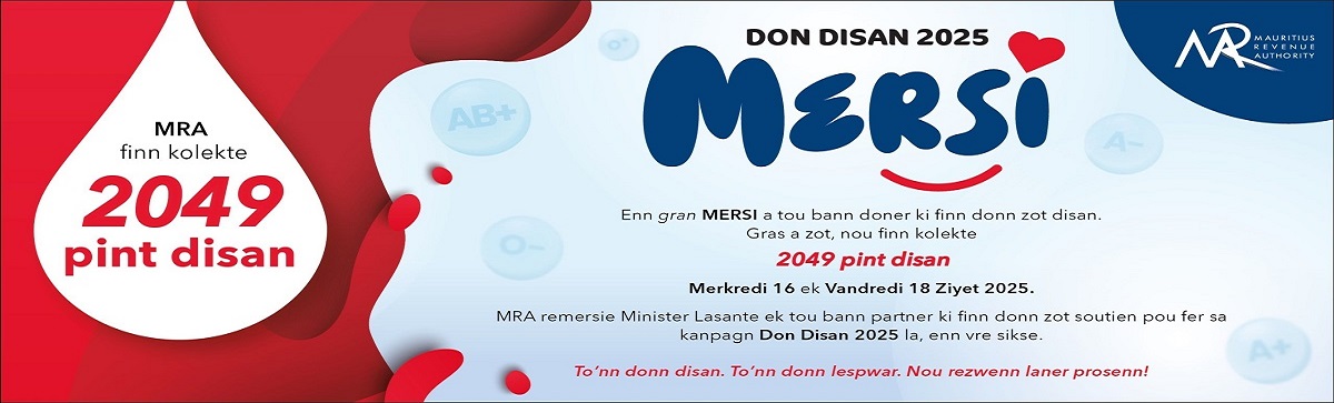MRA Blood Donation 2025