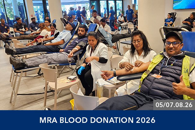 MRA Blood Donation 2026