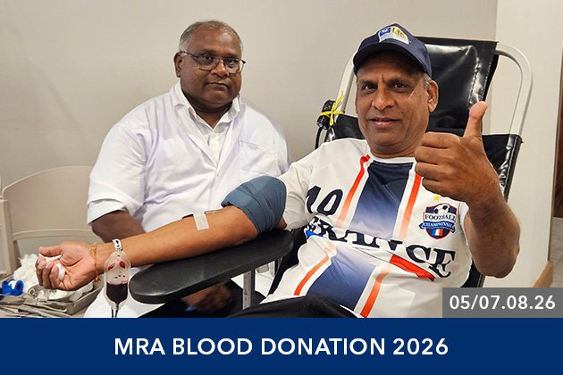 MRA Blood Donation 2026