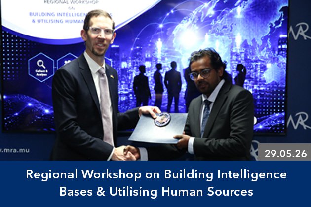 Regional Workshop on Building Intelligence Bases & Utilising Human Sources (29.05.26)